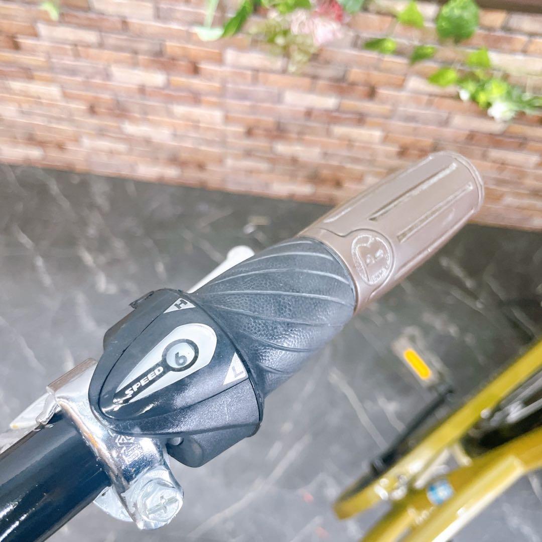 【65】一般車 ママチャリ SUBCREW カーキー系 26インチ