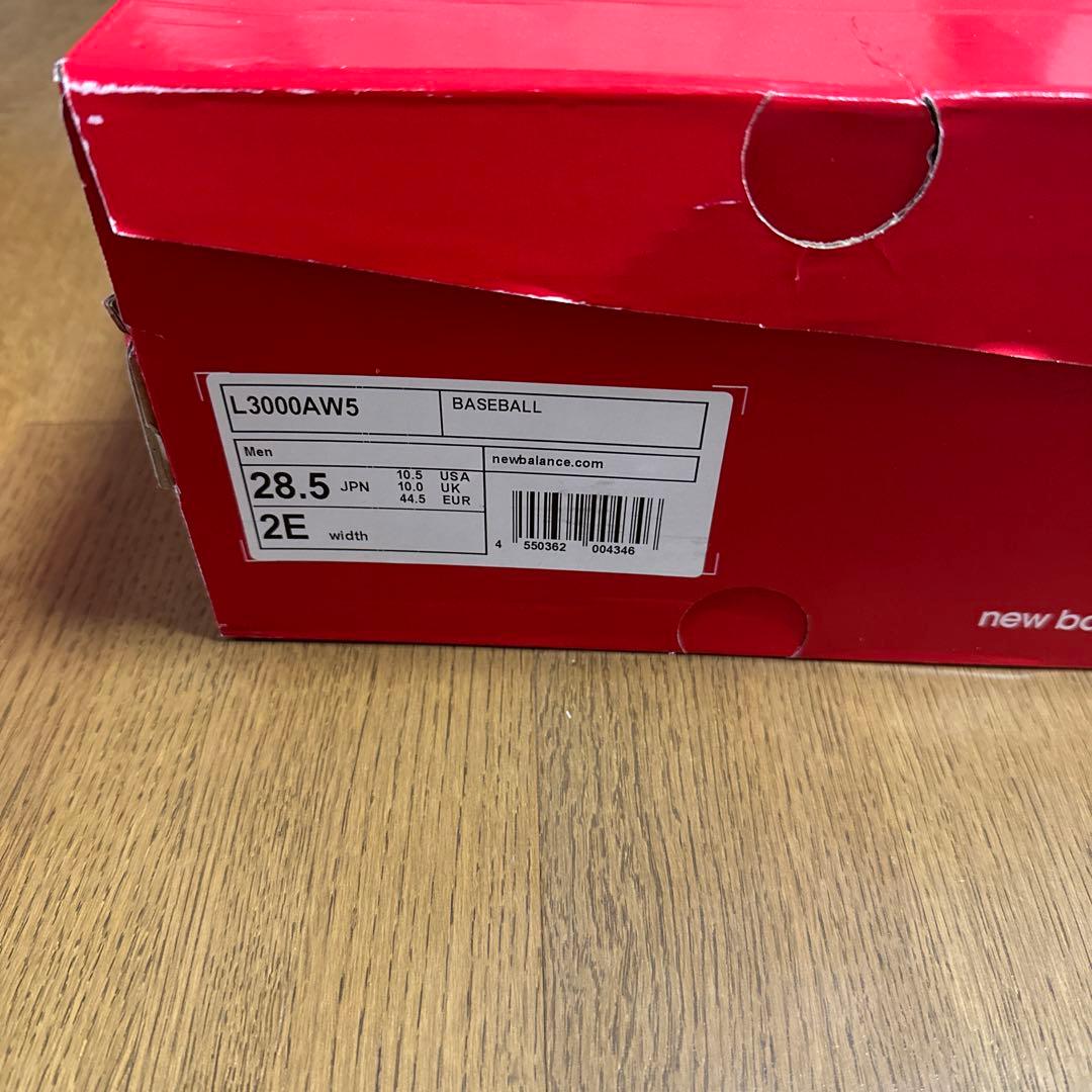 New Balance スパイクシューズ ホワイト　L3000AW5 新品