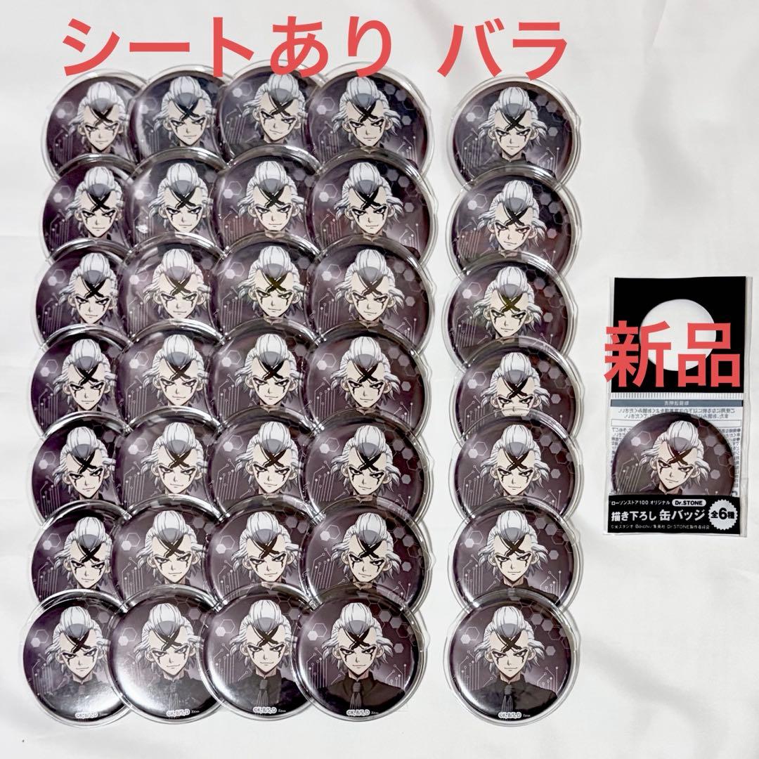 Dr.STONE ドクスト ゼノ ローソン100 缶バッジ 31点