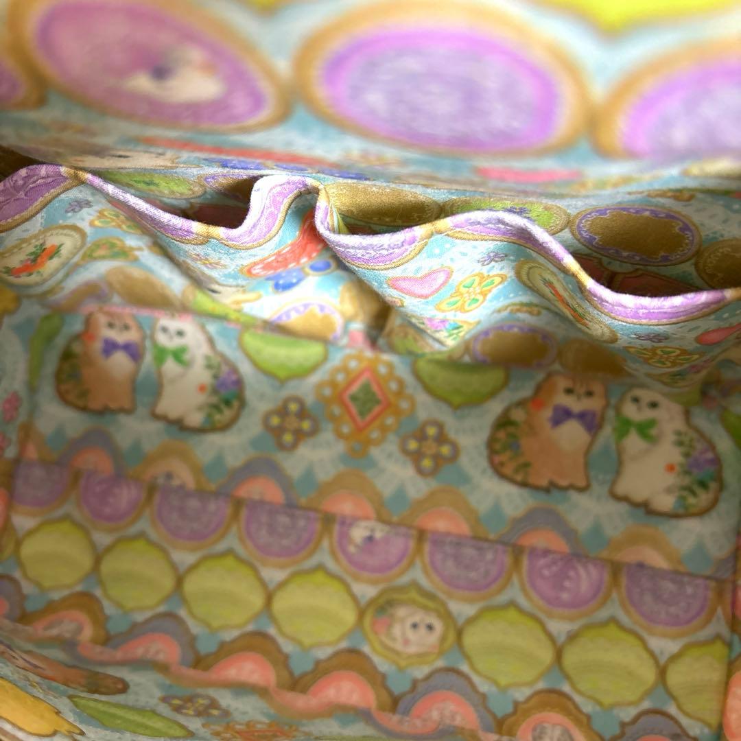 うな　22fabric使用　バッグ　ハンドメイド