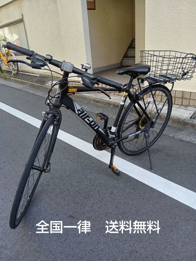 クロスバイク　AIRON　自転車本体　軽量　サイクリング　スポーツ