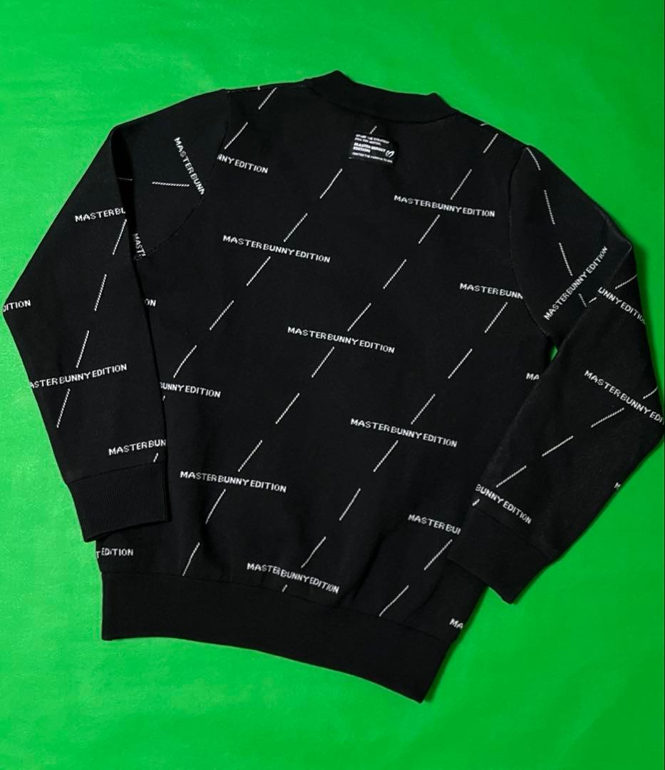 マスターバニー 2024年 蓄熱防風スニードニット セーター　ゴルフウエア