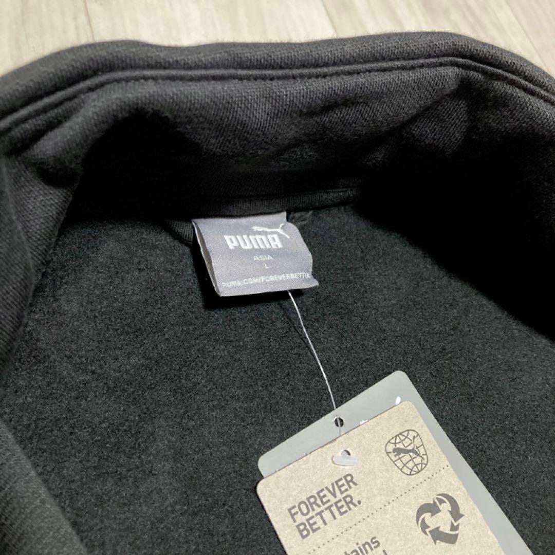 新品 PUMA プーマ スウェット セットアップ 上下 黒 Lサイズ 裏起毛