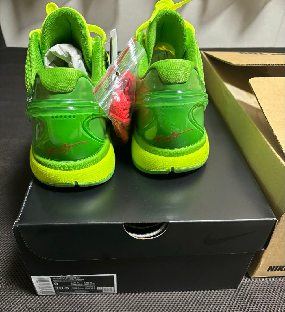 シューズ(男性用) nike Kobe 6 Protro Grinch 27cm