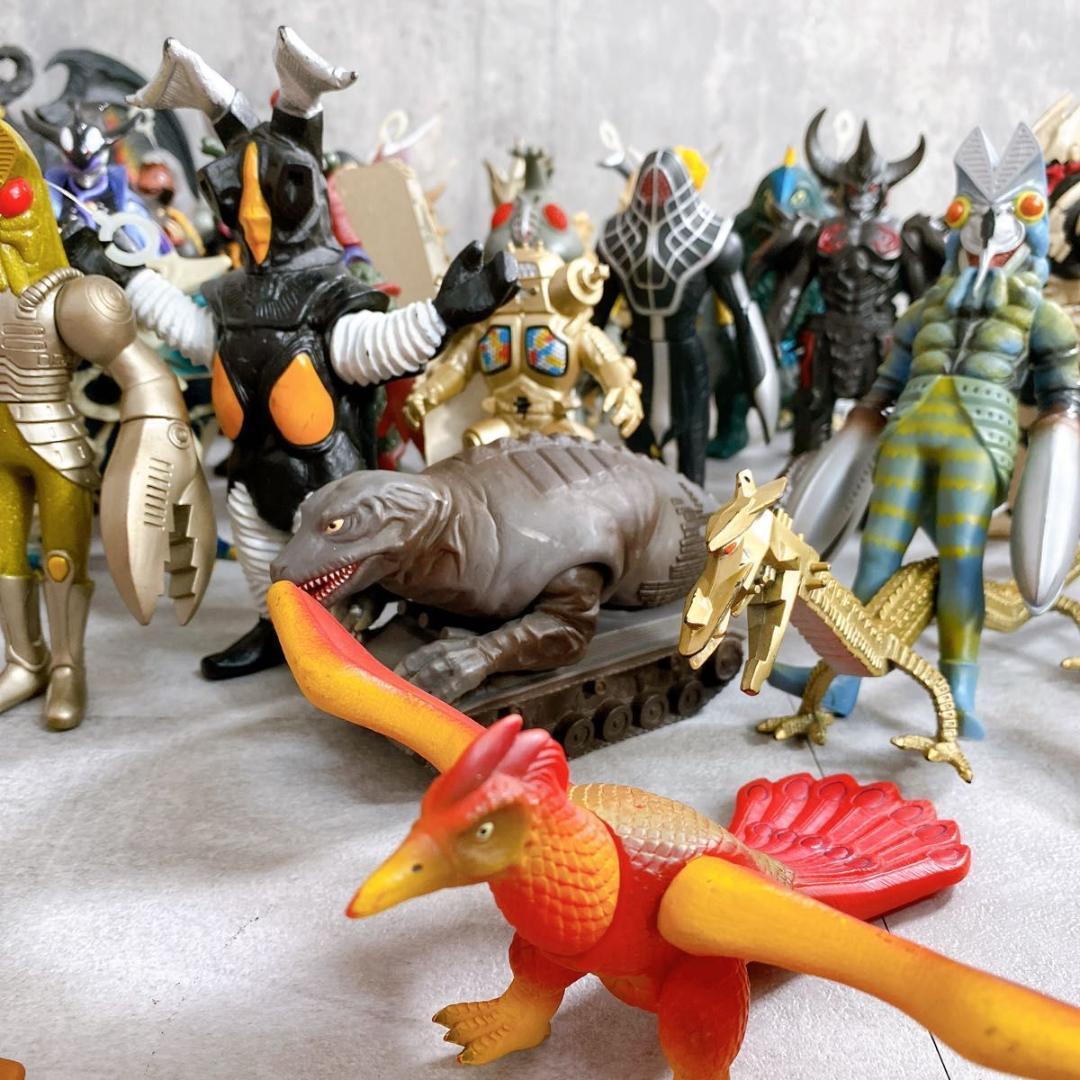 Y336 ウルトラマン & ウルトラ怪獣 シリーズ ソフビ 46体 大量 希少