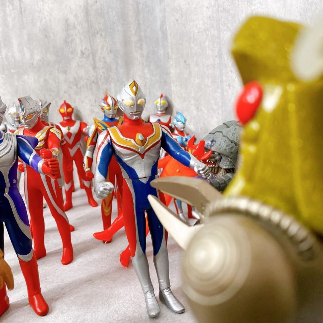 Y336 ウルトラマン & ウルトラ怪獣 シリーズ ソフビ 46体 大量 希少