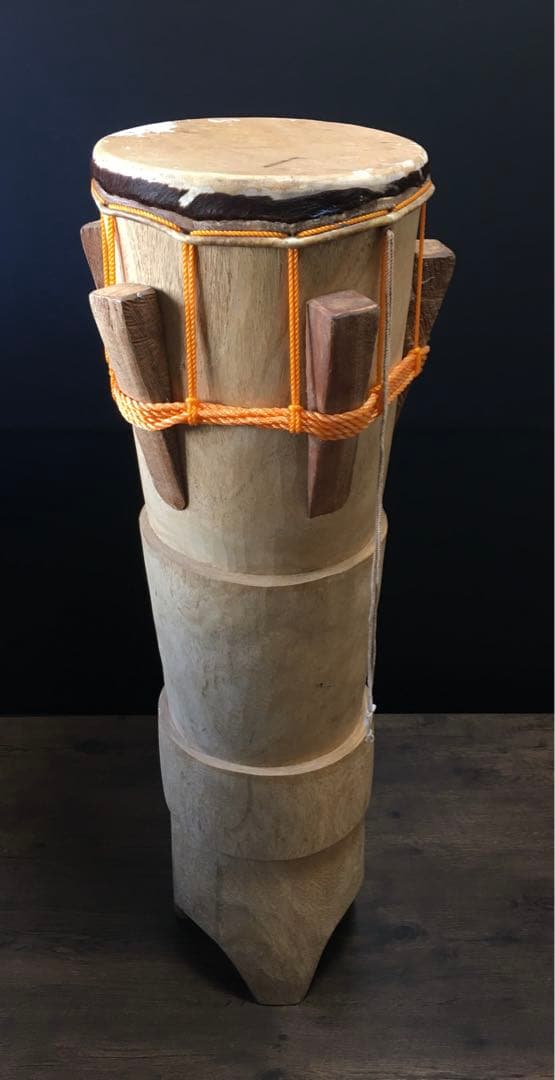 高さ　112cm 民族楽器　ヴィンテージ　レア　打楽器　太鼓　民族