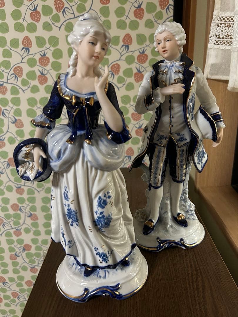 ドマン社　陶器人形　ペア