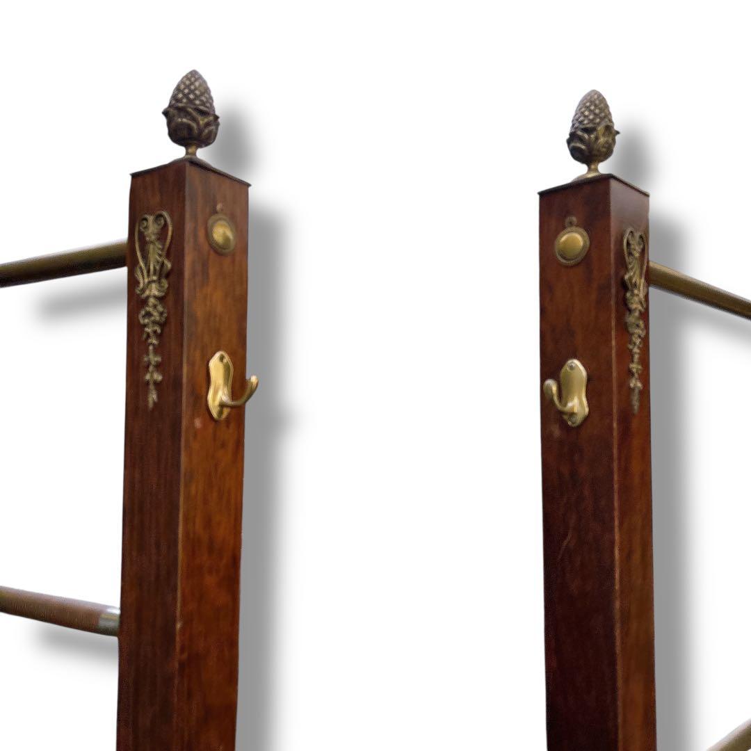 アンティーク 北欧 ハンガーラック メタルラック 店舗什器 木製 装飾 獣脚