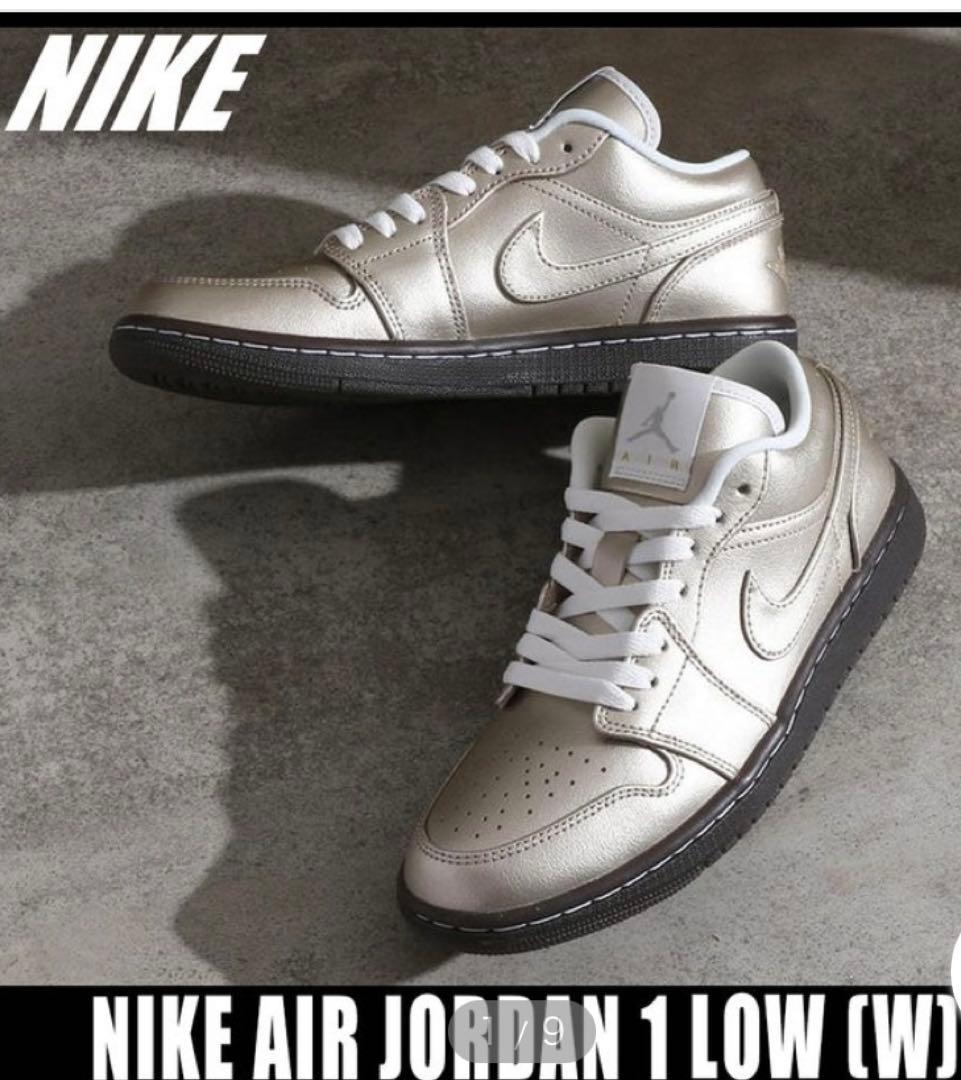NIKE AIR JORDAN 1 LOW (W) シルバー　28.5cm