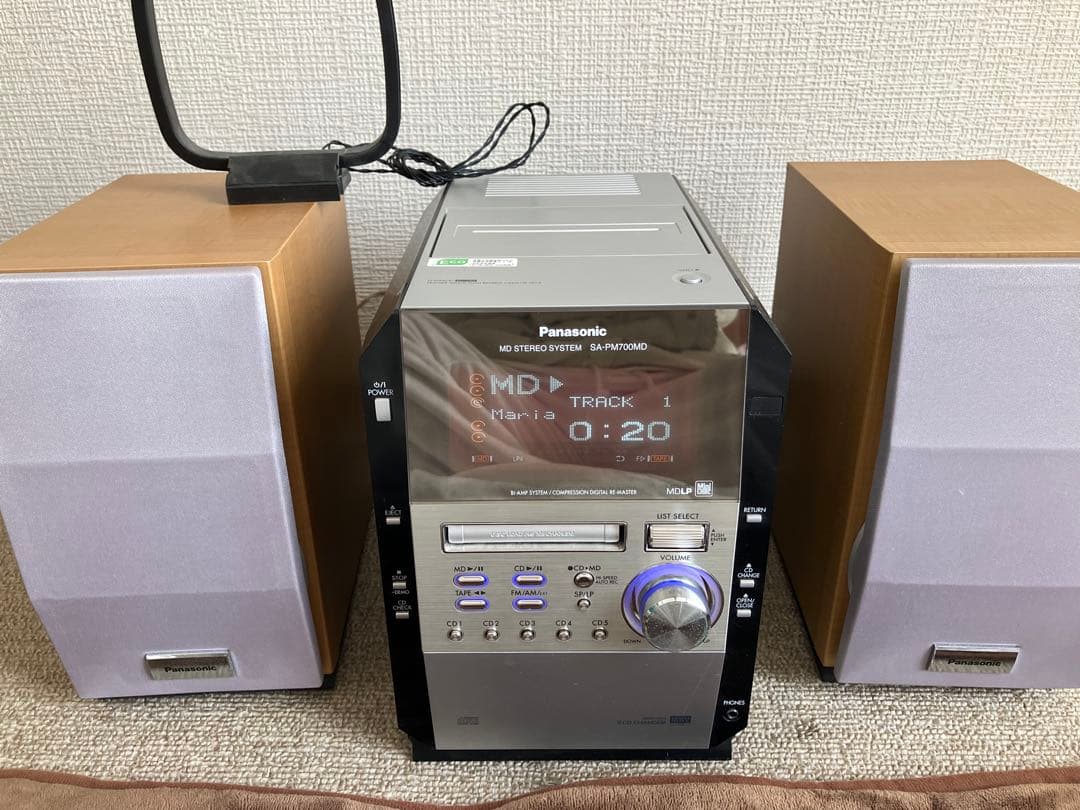 パナソニックコンポ　Panasonic SA-PM700MD CD・MD