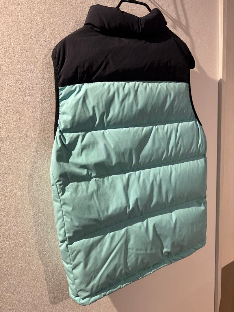 極美品！soph Bristol ダウンベスト ティファニーブル/ブラック