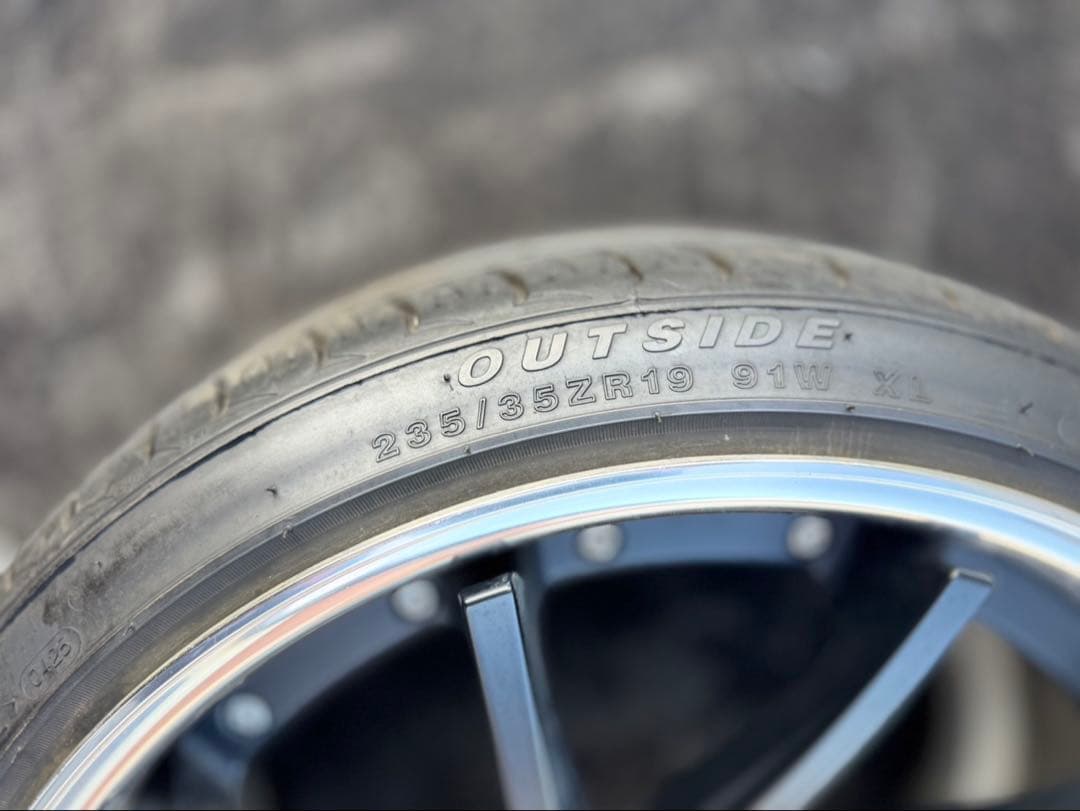 WORK グノーシスCVS 19インチ4本　pcd114.3 バラ売り可能です