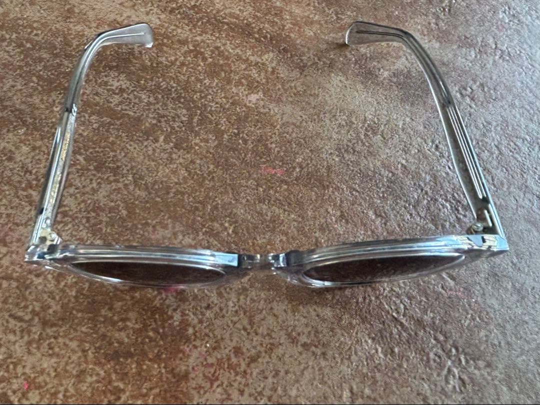 【美品】セリーヌクリア 太縁 ウェリントン メガネ サングラス