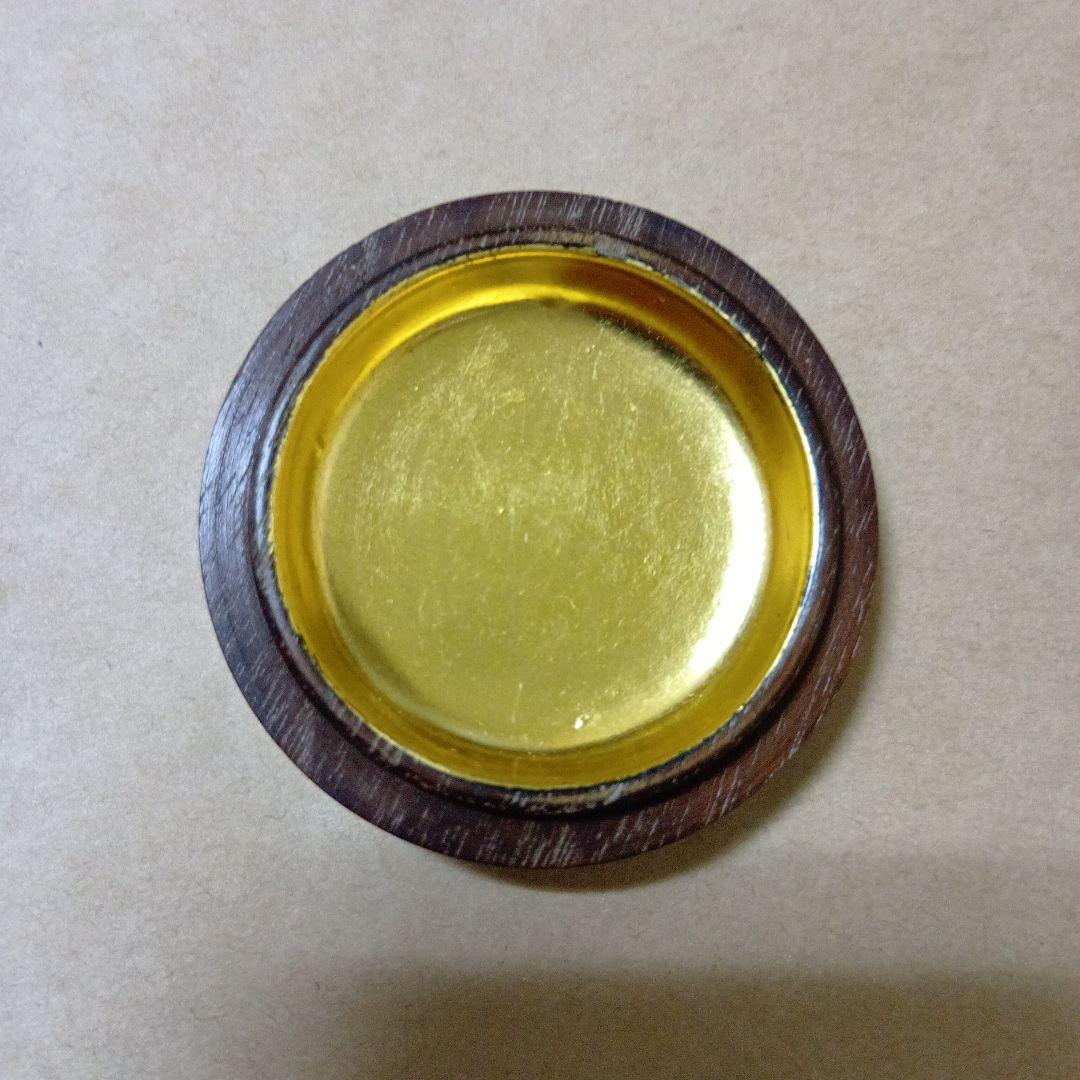 茶道具　桑彫傘香合