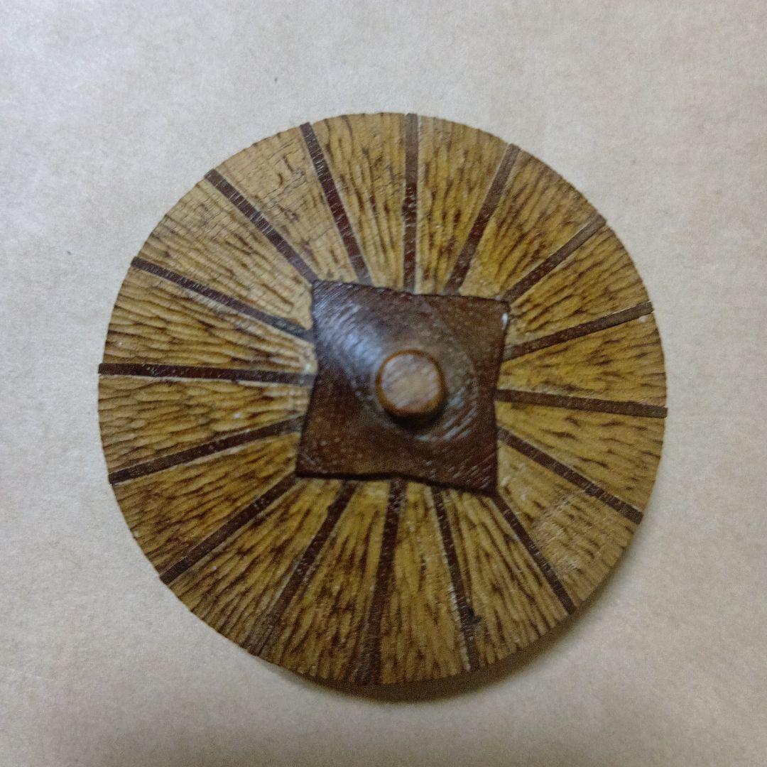 茶道具　桑彫傘香合