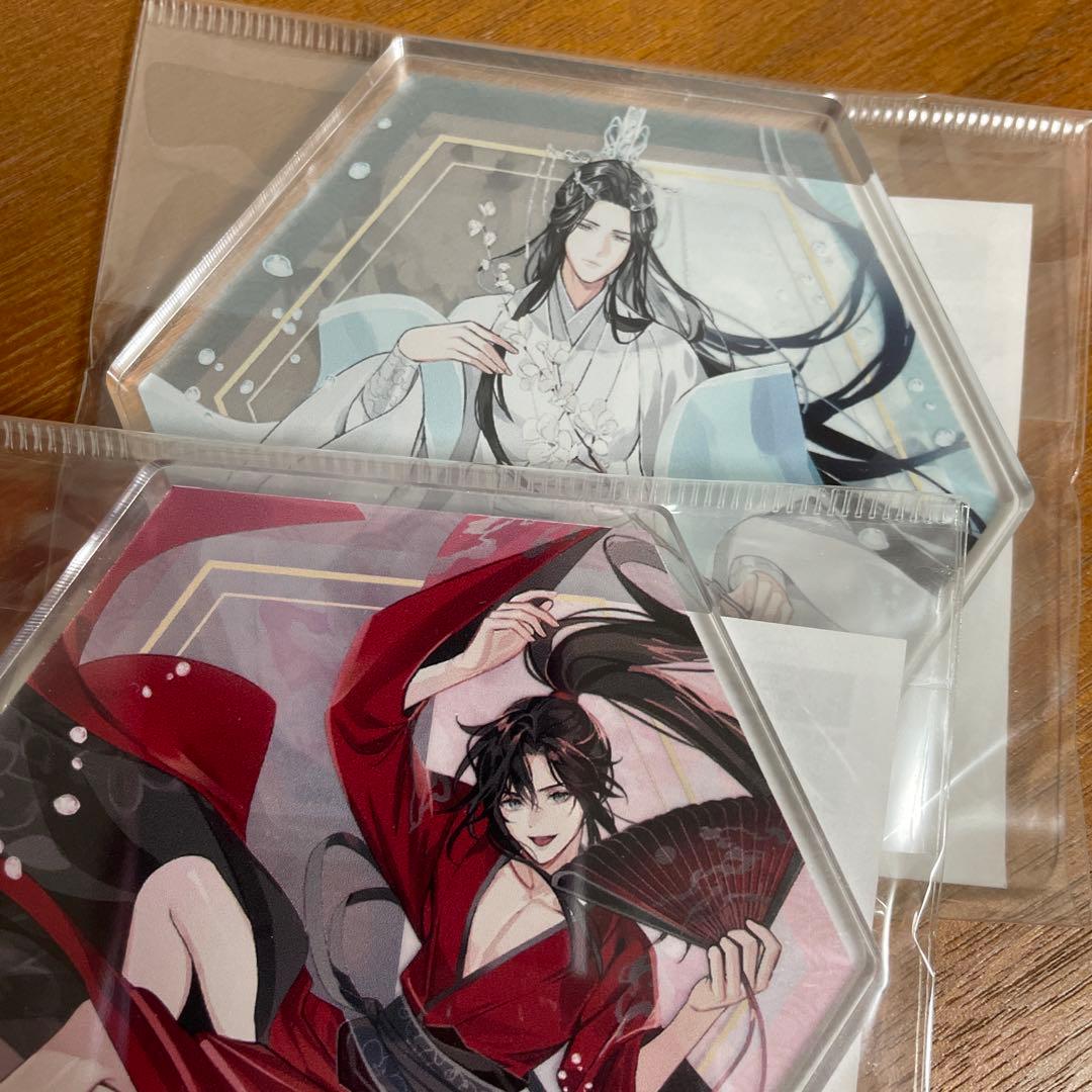 魔道祖師 飛花甘露 アクリルコースター 魏無羨 藍忘機