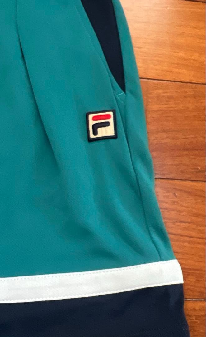 No.4660 FILA フィラ ハーフパンツ グリーン M テニス パンツ