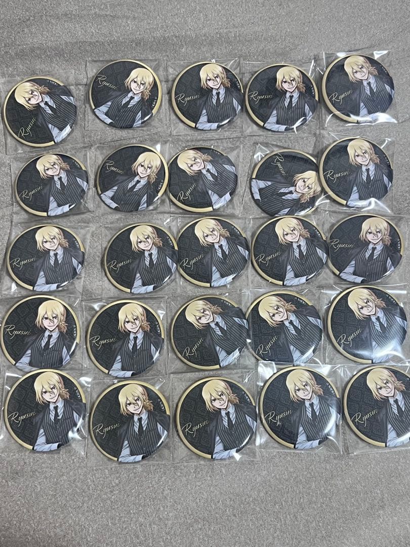 Dr.STONE ドクターストーン 七海龍水 缶バッジ ブラックスーツ 25枚