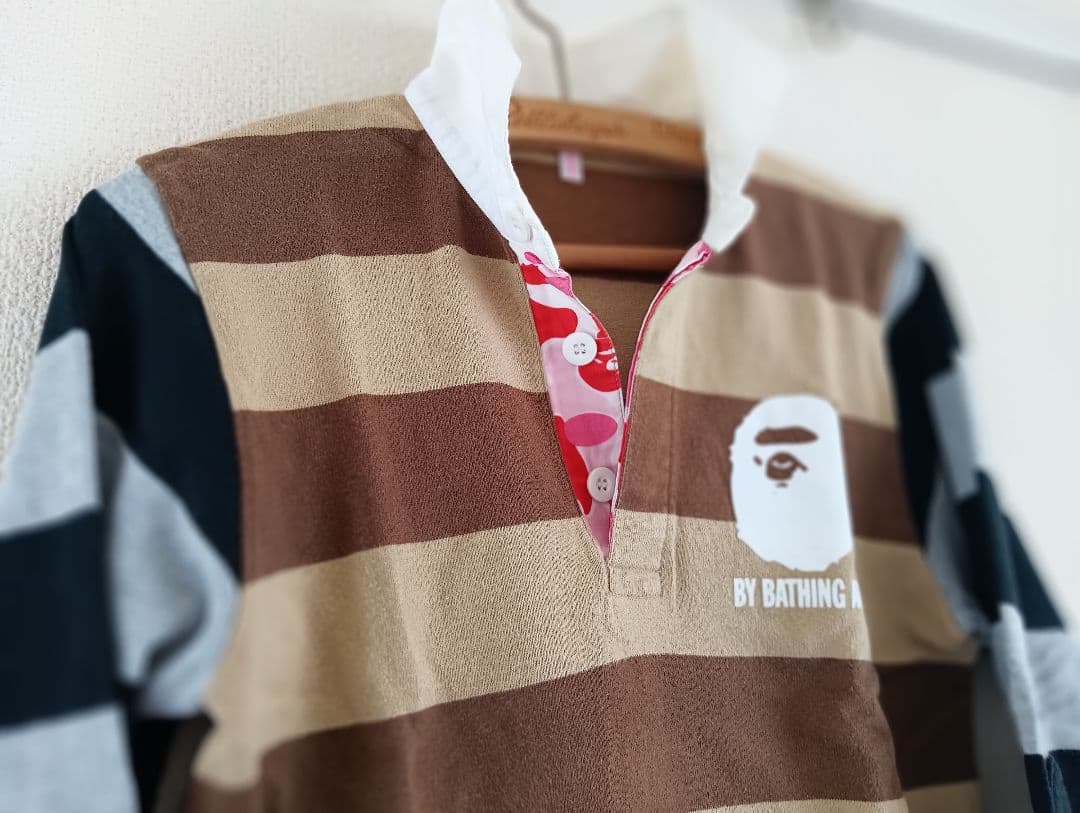 APEE by A BATHING APE ラガーシャツ size：Ｓ