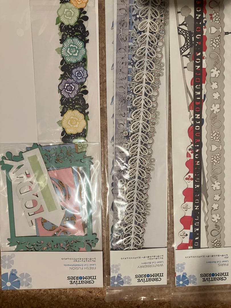 クリエイティブメモリーズ　レーザーカット系エンバリ　単品購入可能