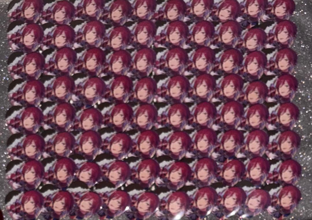 あんスタ　あんさんぶるスターズ　夏目　ハート缶バッジ