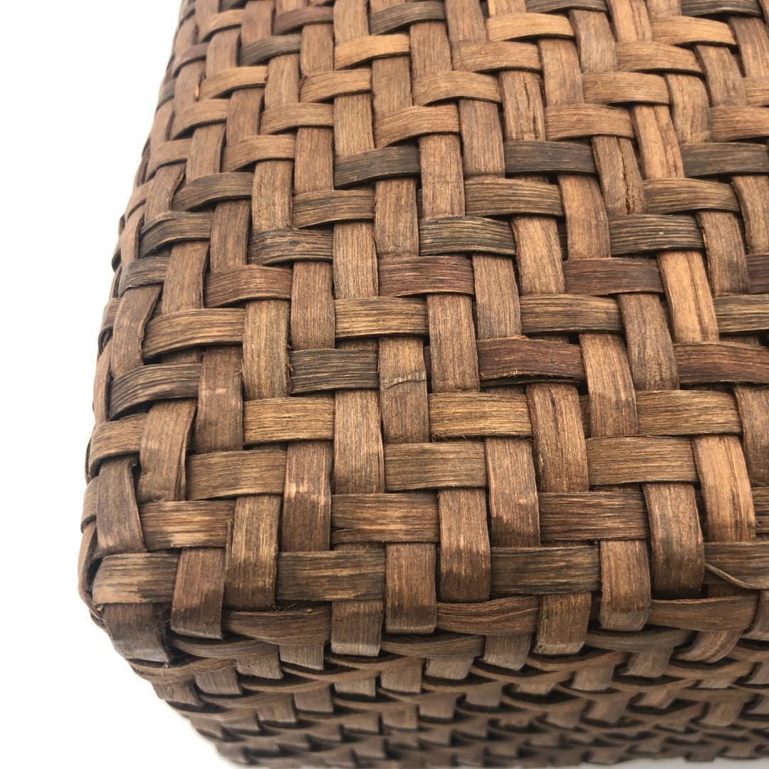 小*マ様 胡桃バッグ　網代編み　かごバッグ　くるみ　籠バッグ【新品】日本企画　山