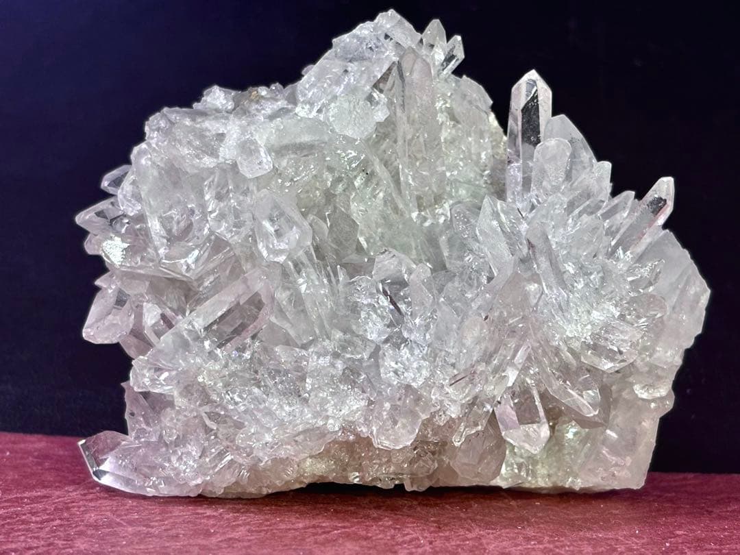 【希少】水晶 クラスター (ミナスジェライス州)原石 マーカサイトインクォーツ