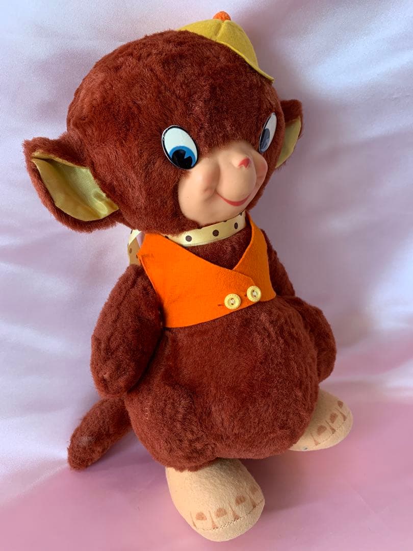 ビンテージドール　ラバーフェイス　モンキー　さる　サル　レトロ　猿　ラバードール