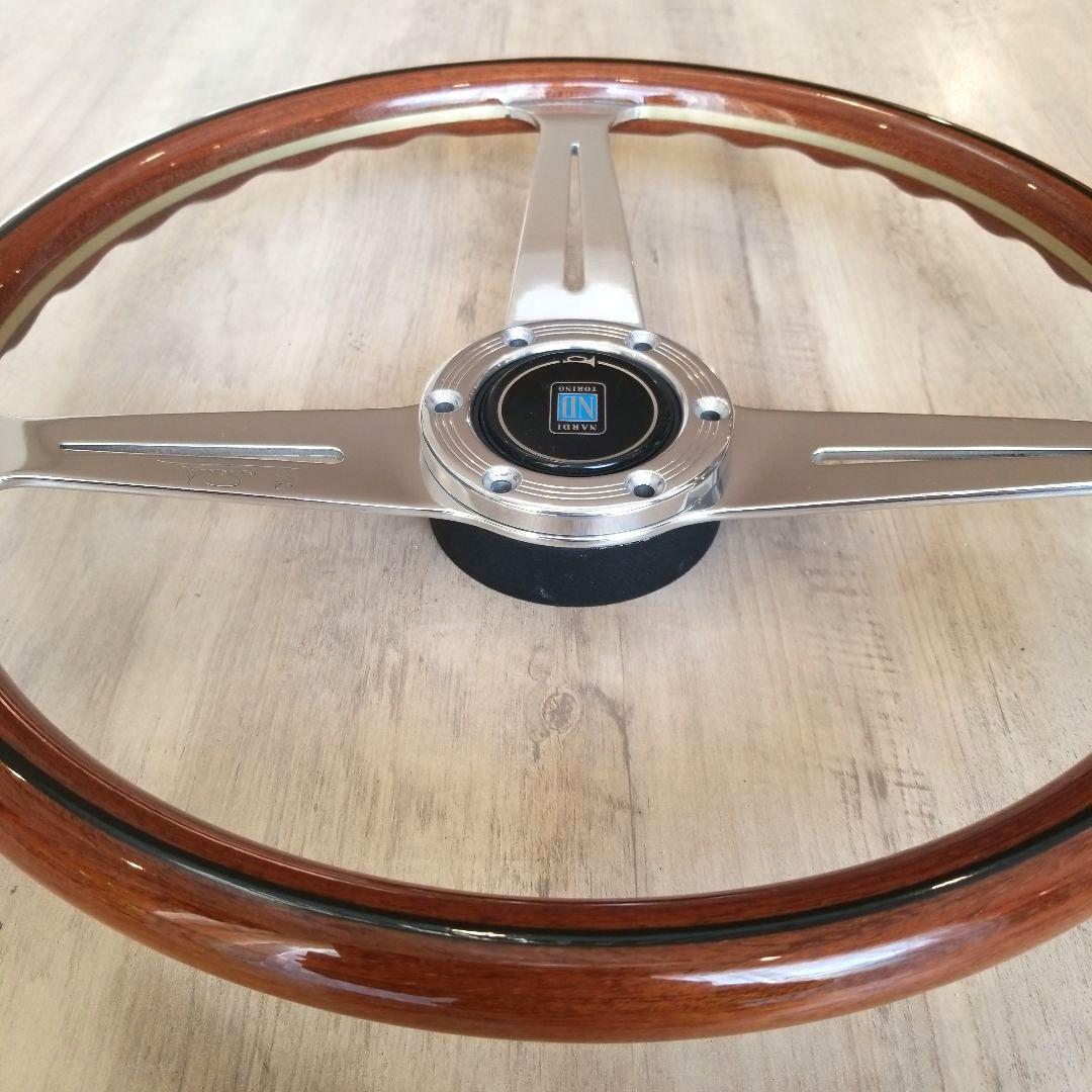 NARDI ナルディ/Viteウッド&ポリッシュスポークステアリング36Φ