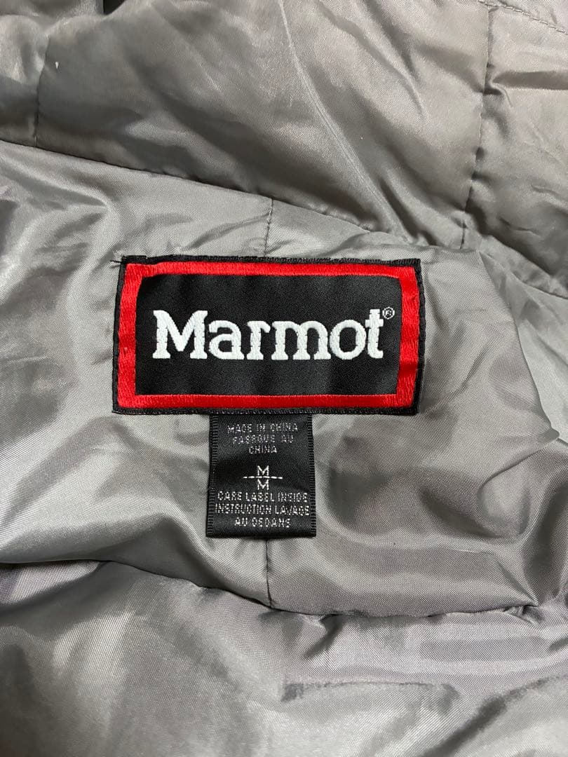 00s Marmot ハイブリッド ロディオ ダウンジャケット チェック柄入り