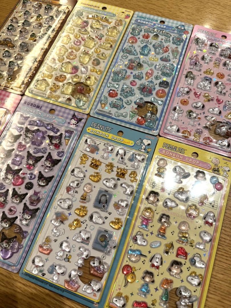 ボンボンドロップシール　8枚