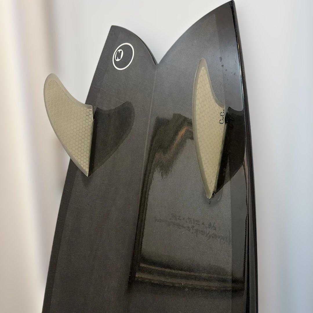 肉まん　訳ありNITROサーフボードレトロツイン5'8キャプテンフィン付き