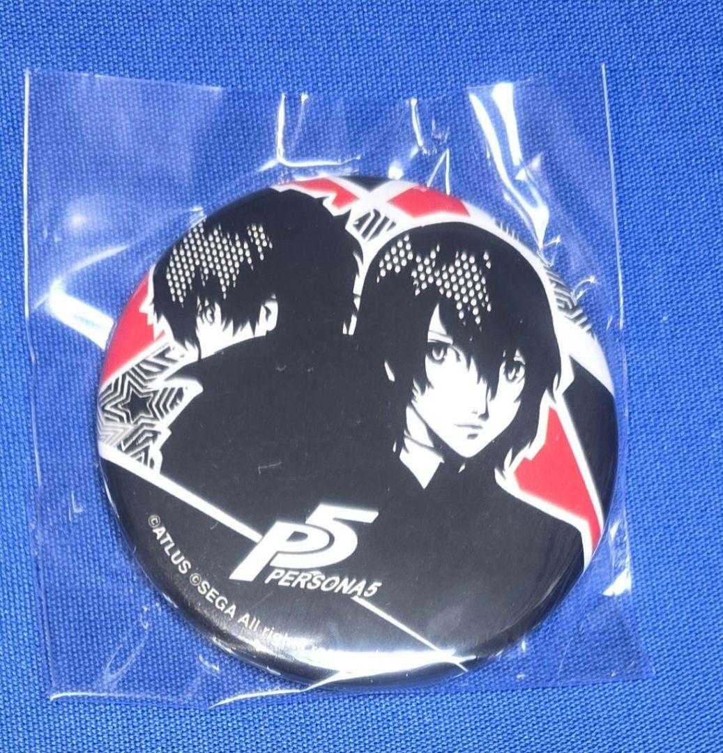 ペルソナ5　缶バッジ　主人公　明智
