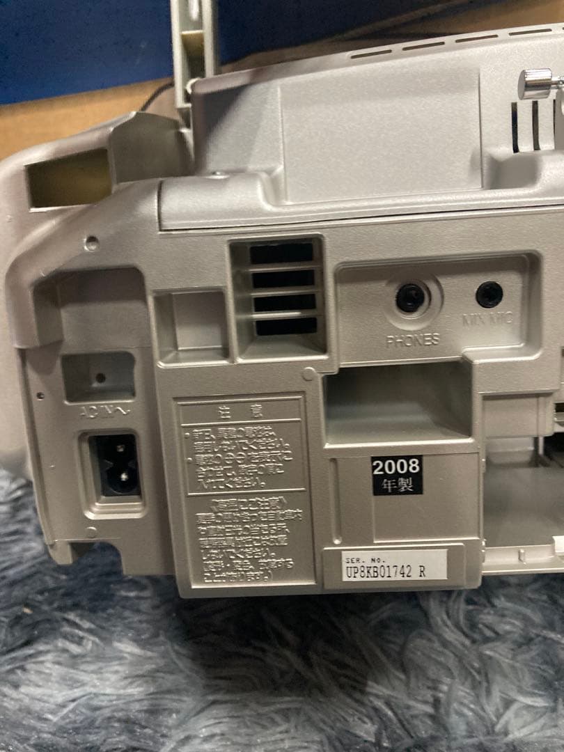 パナソニックCDラジオカセットシルバーRX-DT36-S