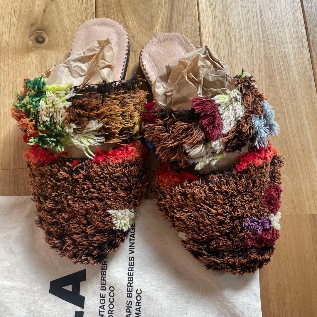 値下げCALLA parisモロッコサンダルサボrokuロクビューティ＆ユース