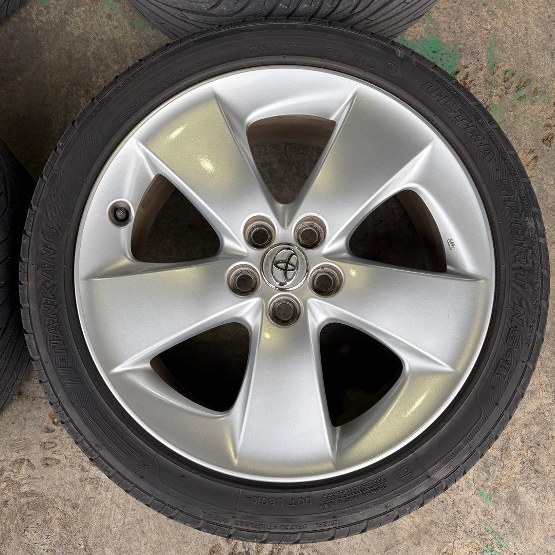 【美品】30プリウス ツーリングホイール 4本セット タイヤ溝あり