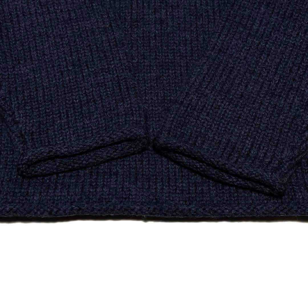 J.CREW ロールネックニット チャコールグレー 杢 ラグランスリーブ 00s