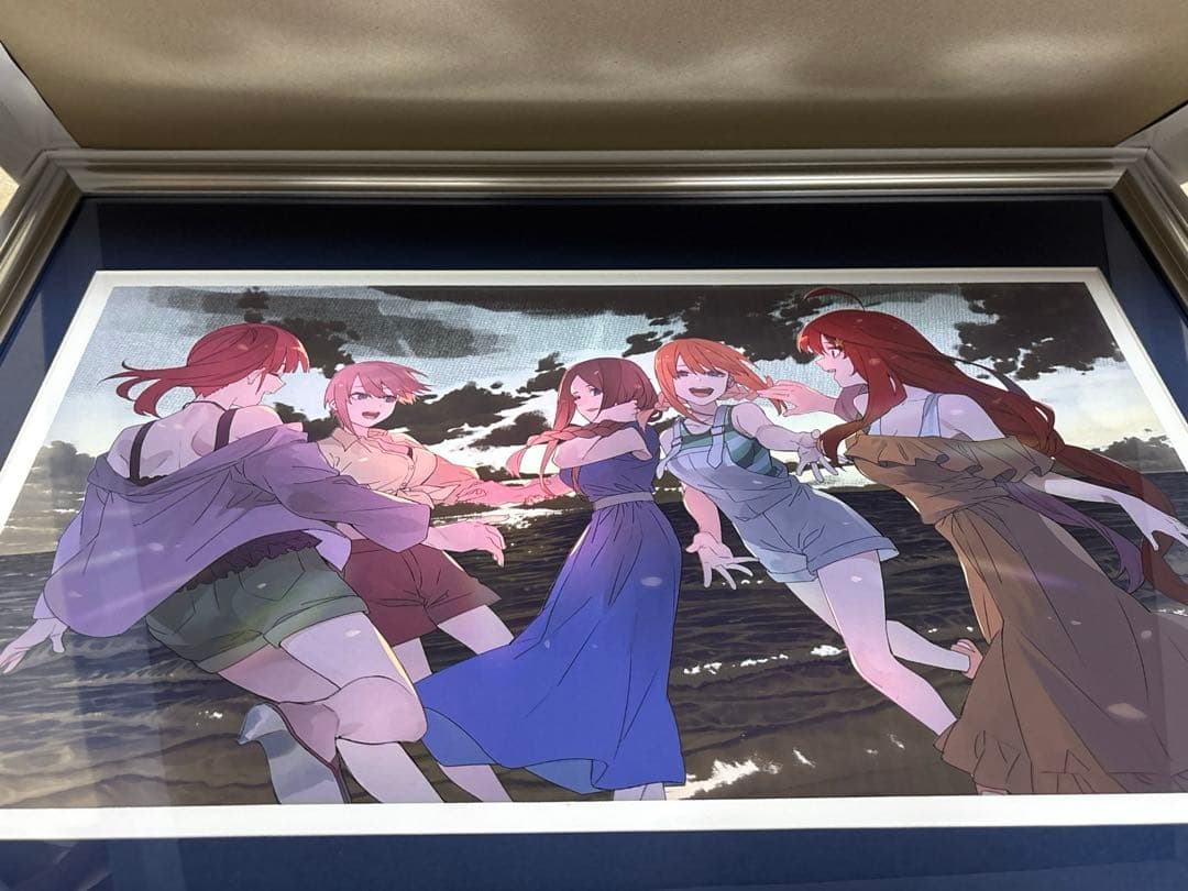 五等分の花嫁のマガジン応募者限定メタリック複製原画