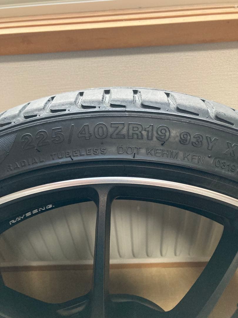 RAYS G025 19インチホイールセット  F30