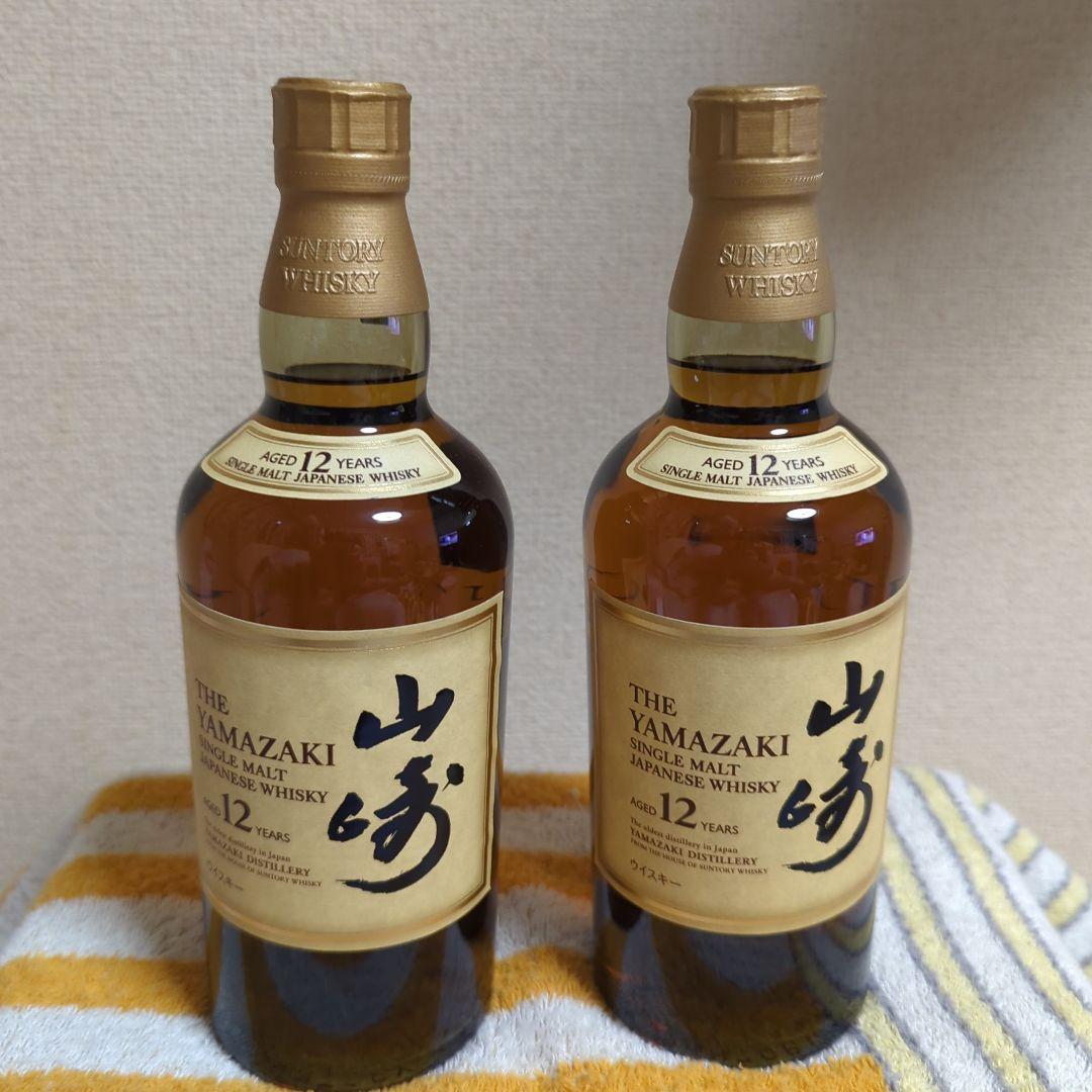 本日のみ山﨑12年700ml2本箱なし