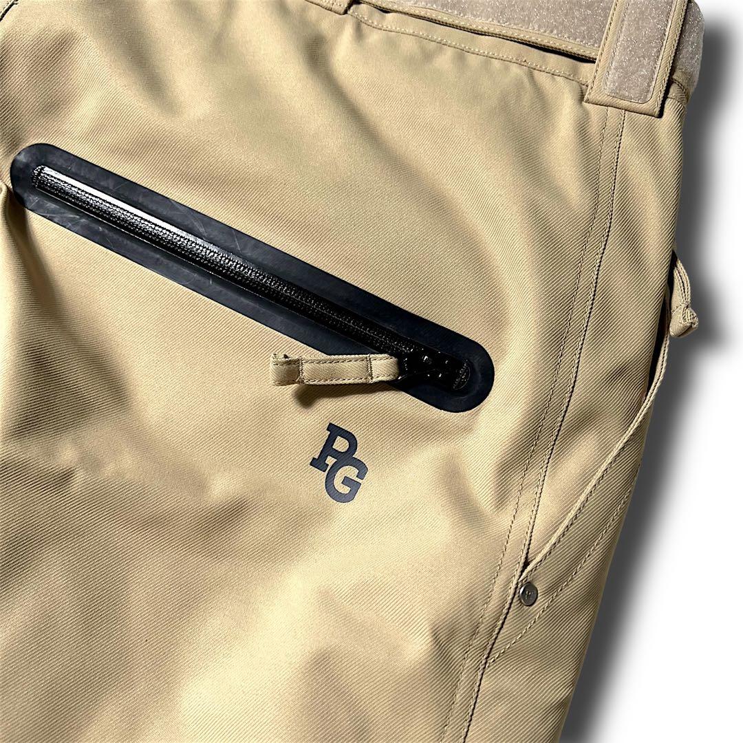 ベージュ パーリーゲイツ 定3.9万 防汚防水防風 ストレッチ スノーウェア