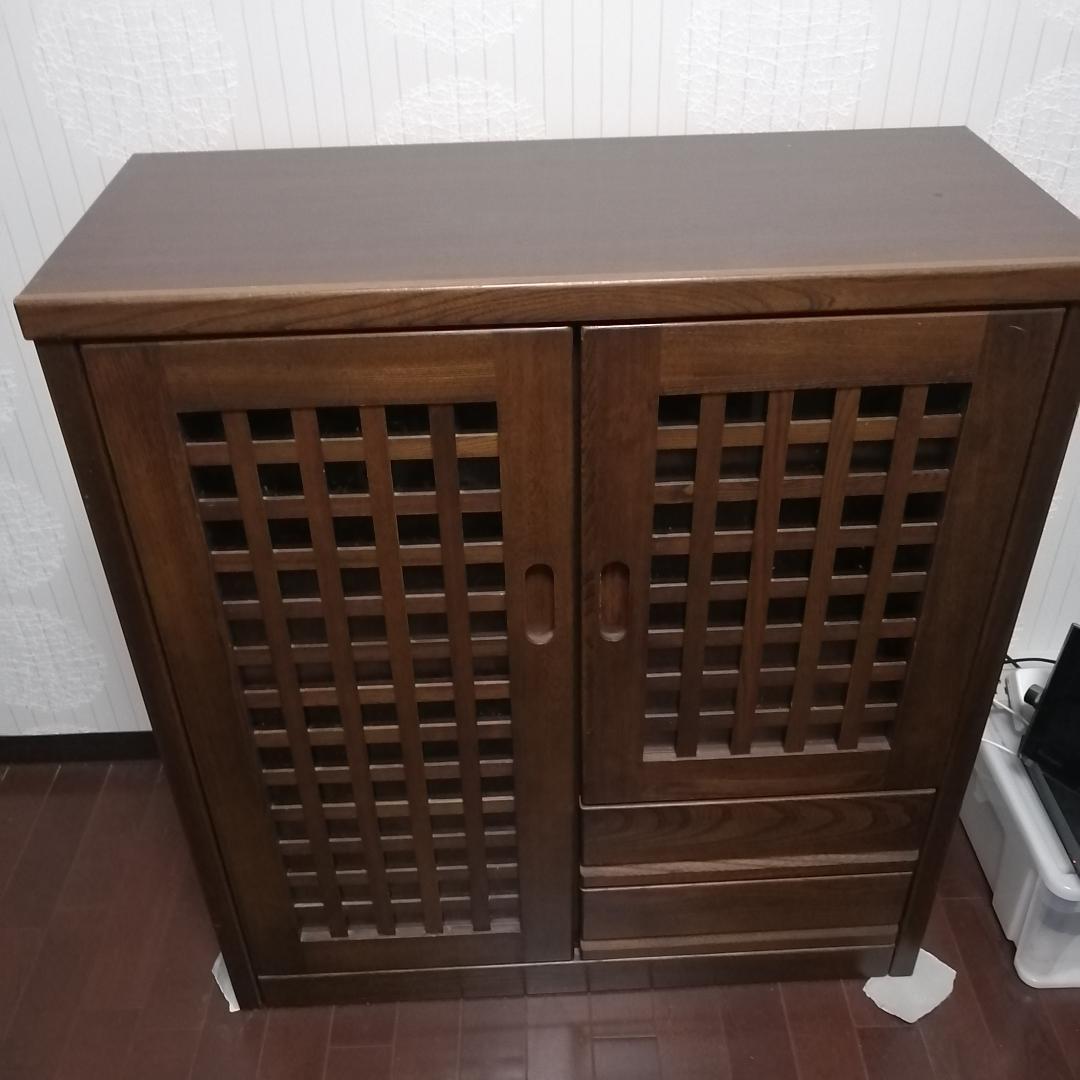 神奈川　和モダン　美品　本棚　W80.5✕D35✕H89　ブックシェルフ