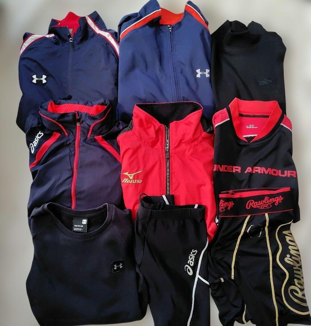 8点　野球　ウインドブレーカー　Vジャン　アンダーシャツ