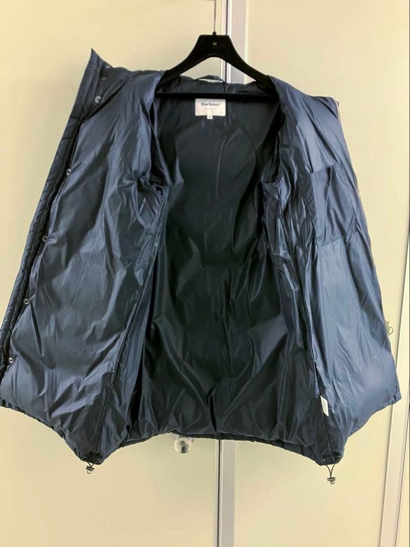 【Barbour】NAVY Hooded Bedale down Jacket