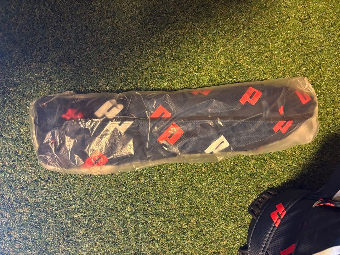 新品フードあり⭐︎PUMA ⭐︎キャディバッグ ネイビー/レッド