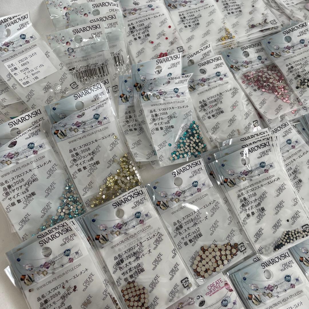 最終値下げ‼️スワロフスキー、ネイルパーツ大量SET！！