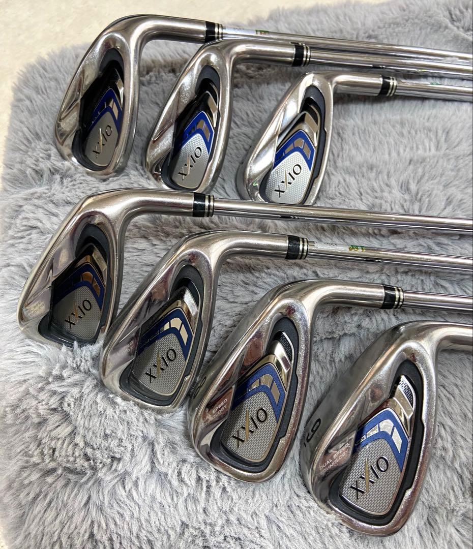 9代目ゼクシオ XXIO9 メンズアイアン7本 セット スチール R