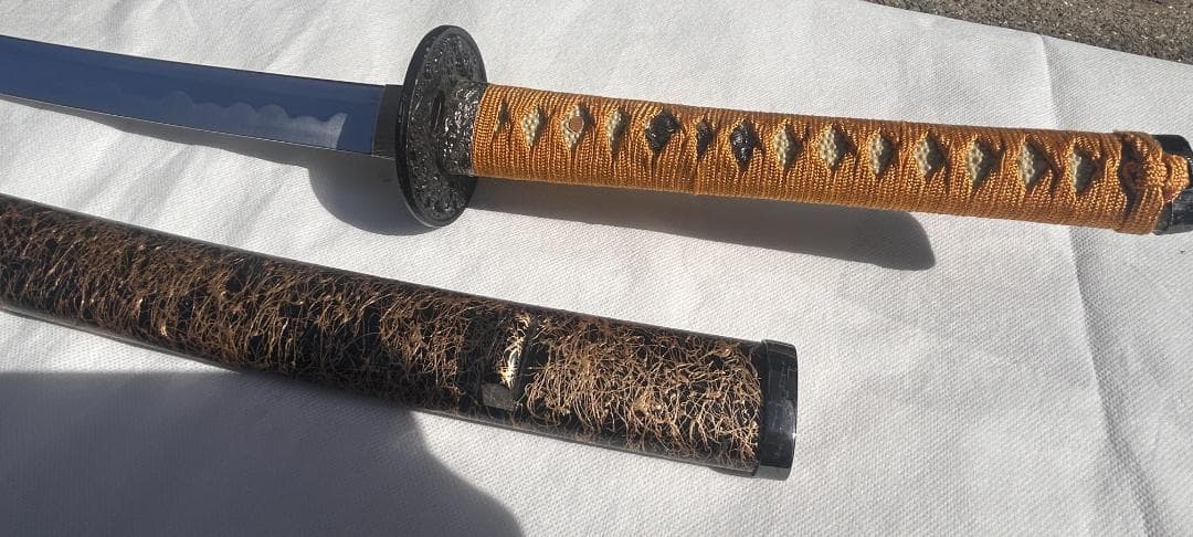 ★インテリア・コスプレ【模造刀】日本刀・太刀【105cm】黄色★