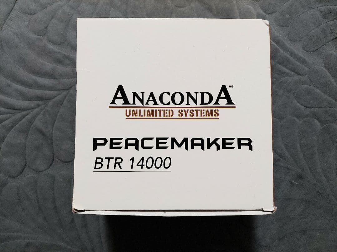 ANACONDA PEACEMAKER BTR 14000スピニングリール鯉釣り